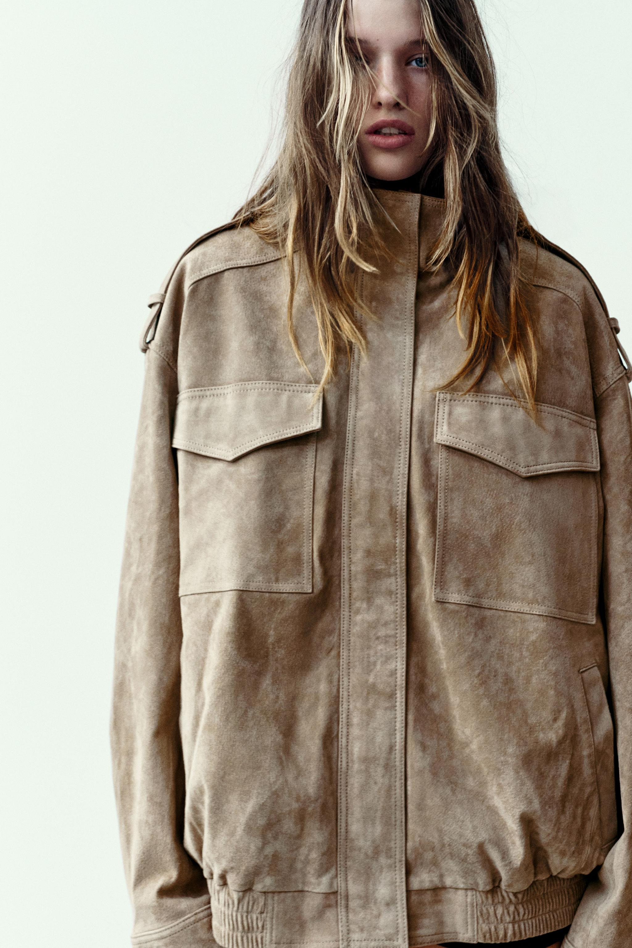 SUEDE LEATHER JACKET | Zara UK