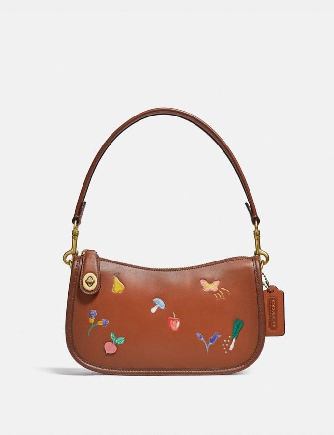 swinger bag with garden embroidery | Coach (US)