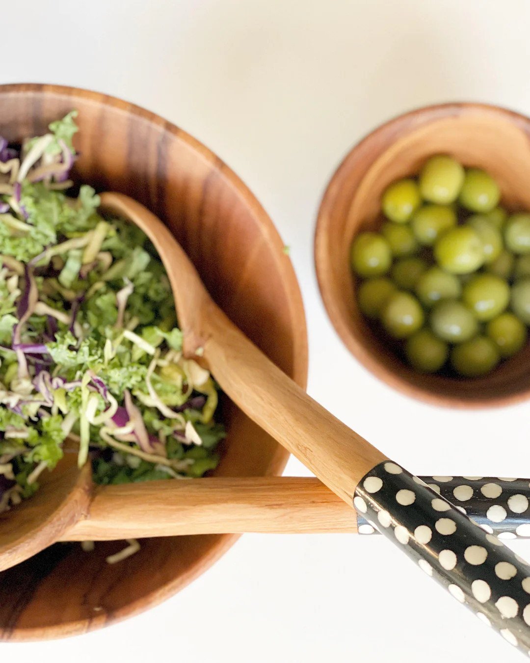 Acacia Wood Snack Bowl | Katel Home