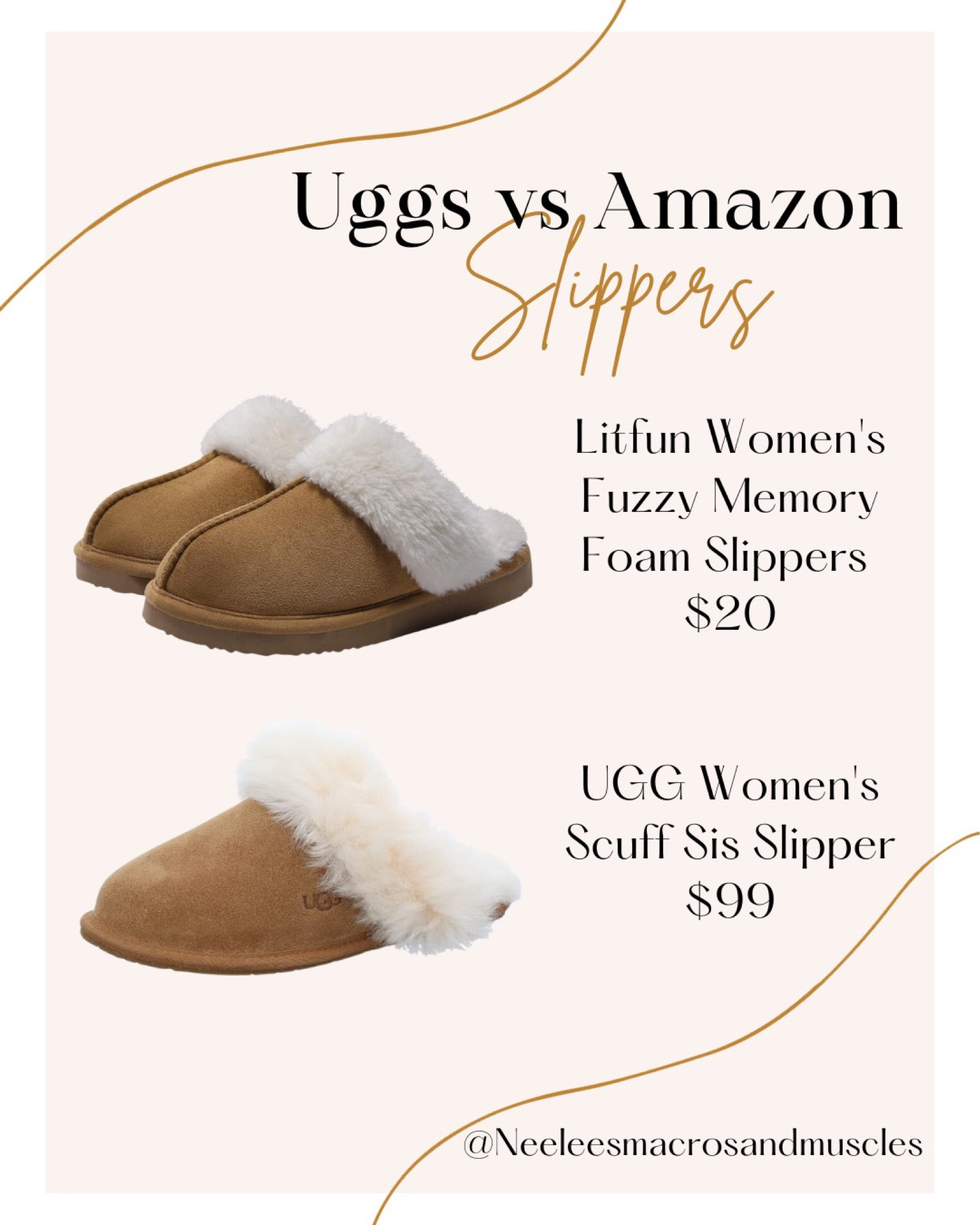 Ugg vs Amazon slippers!
amazon slippers ON SALE FOR $20?! yes please!!! 
which would you pick? 😍

#LTKCyberWeek #LTKHoliday #LTKGiftGuide