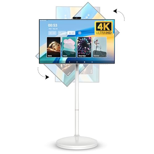 32-Inch 4K Smart Portable TV, Android OS with Qualcomm CPU, 8+128GB, EDLA-Certified, Built-in 200... | Amazon (US)