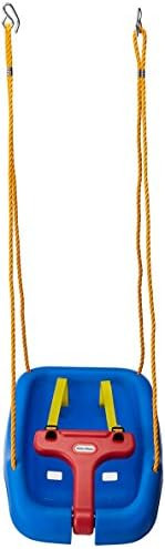 Little Tikes 2-in-1 Snug 'n Secure Blue Swing With Adjustable Strap, Indoor and Outdoor Playing Time | Amazon (US)