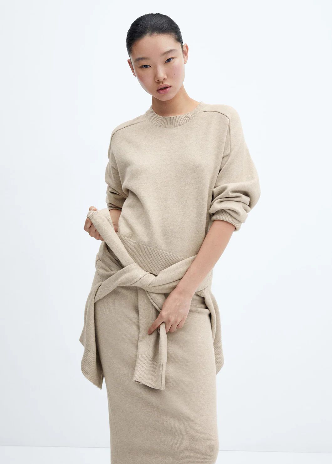 Sweater with decorative seam | Mango Canada