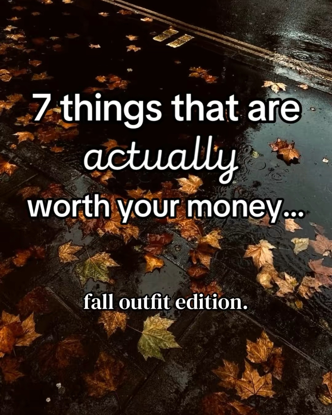 7 fall items worth your money! fall outfits. capsule wardrobe. tiktok trend.

#LTKSeasonal #LTKSaleAlert #LTKootd