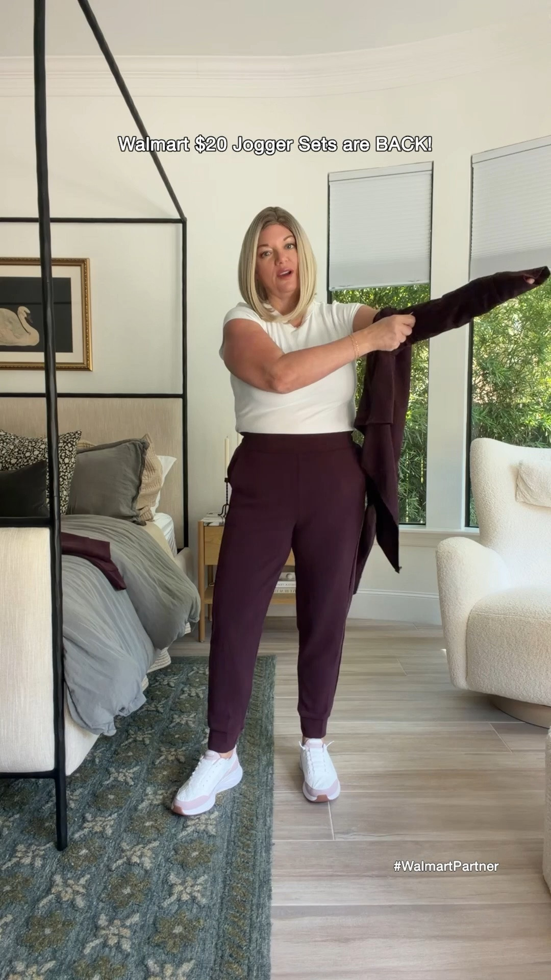 #walmartpartner @Walmart can do no wrong with these jogger sets!  So soft & comfy, $20 each, and comes in several gorgeous colors.  Pants run big, size down, jackets run TTS.  I’m wearing a small pant & medium jacket.

#walmart @walmartstyle

#LTKActive #LTKOver40 #LTKgrwm