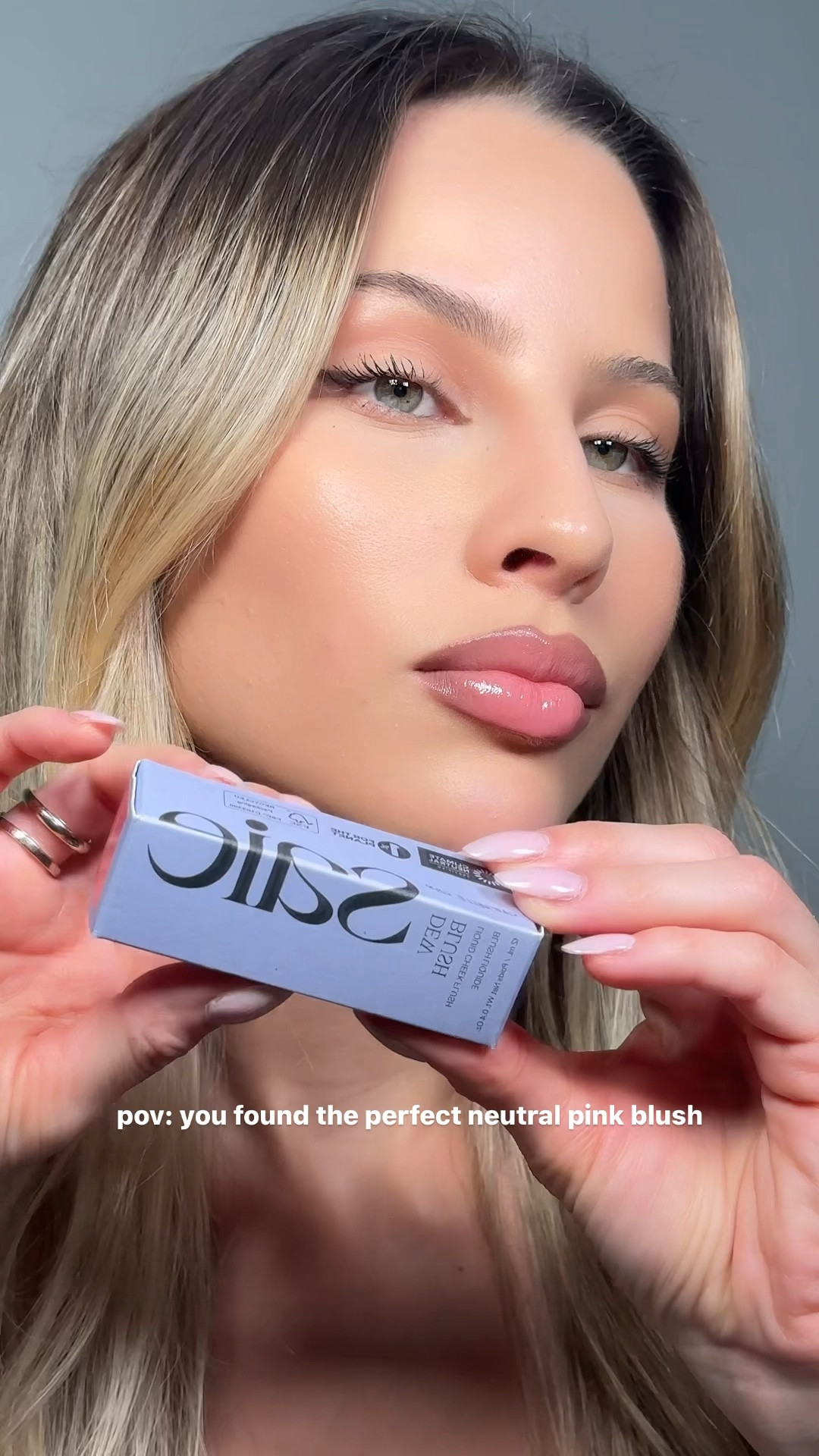 the perfect glowy pink blush - saie dew blush in sweetie

#LTKbeauty