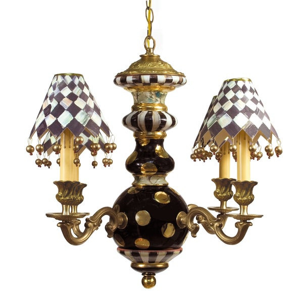 MacKenzie-Childs Black Tie Chandelier | MacKenzie-Childs