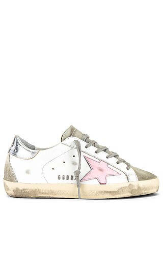 Superstar Sneaker in White, Ice, Orchid Pink, & Silver | Revolve Clothing (Global)