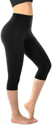 Walifrey Capri Leggings for Women, Buttery Soft High Waisted Leggings for Gym Yoga Workout | Amazon (US)