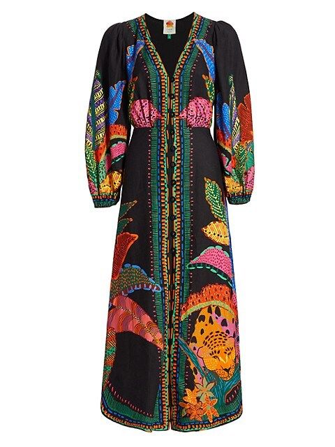 Black Cool Leopards Maxi Dress | Saks Fifth Avenue