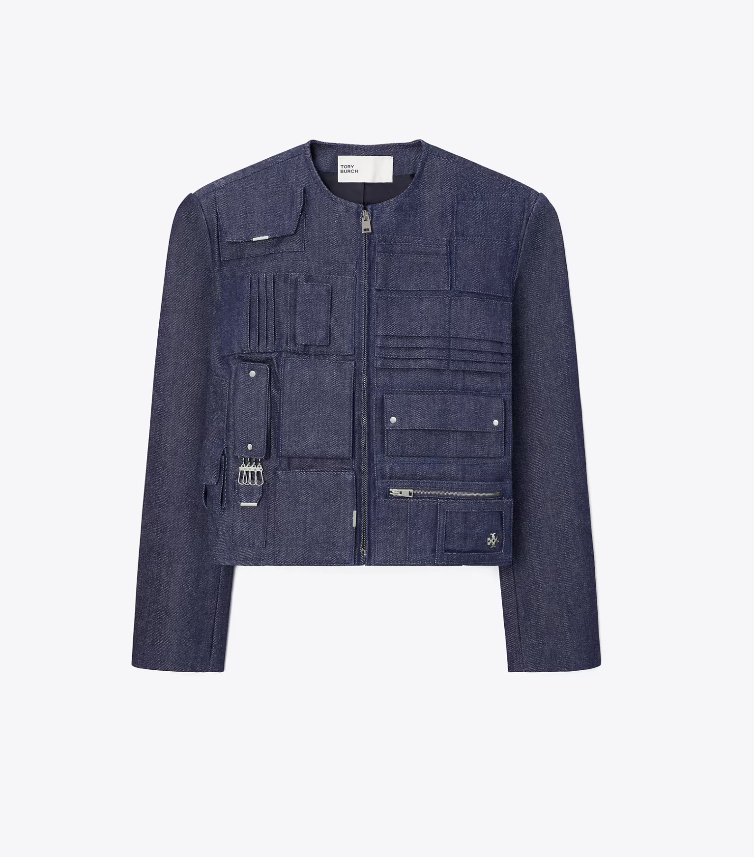 Denim Handbag Jacket: Women's Designer Jackets | Tory Burch | Tory Burch (US)