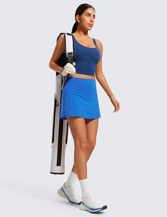 CRZ YOGA Butterluxe Skirts for Women High Waisted A Line Tennis Golf Athletic Casual Skorts with ... | Amazon (US)
