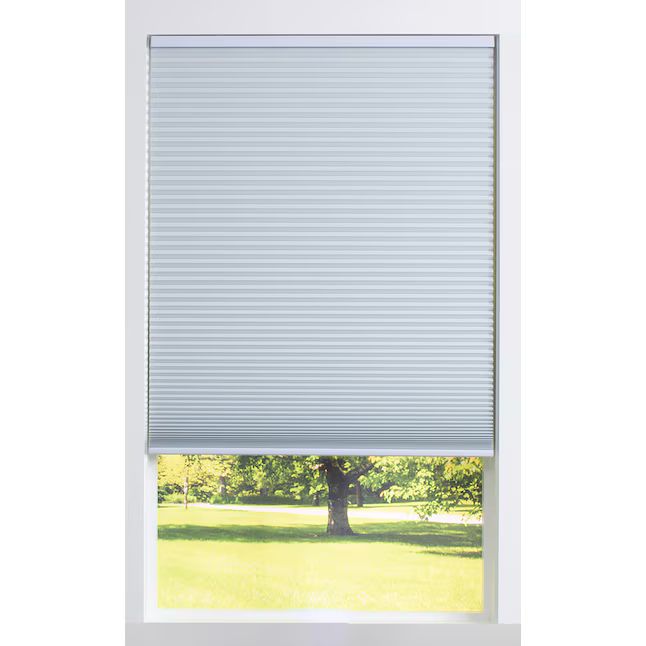 allen + roth 31-in x 64-in White Blackout Cordless Shade | Lowe's