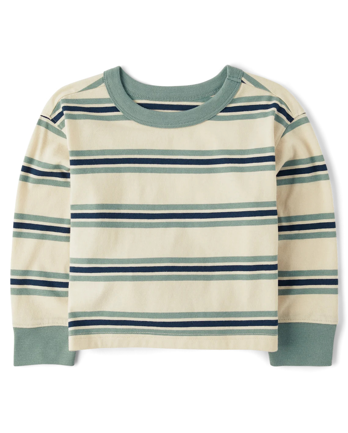Baby And Toddler Boys Striped Top - cream | The Children's Place