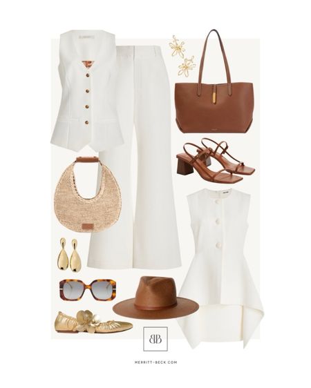 Chic summer whites and neutral accessories 🤎 

#LTKshoecrush #LTKitbag #LTKstyletip