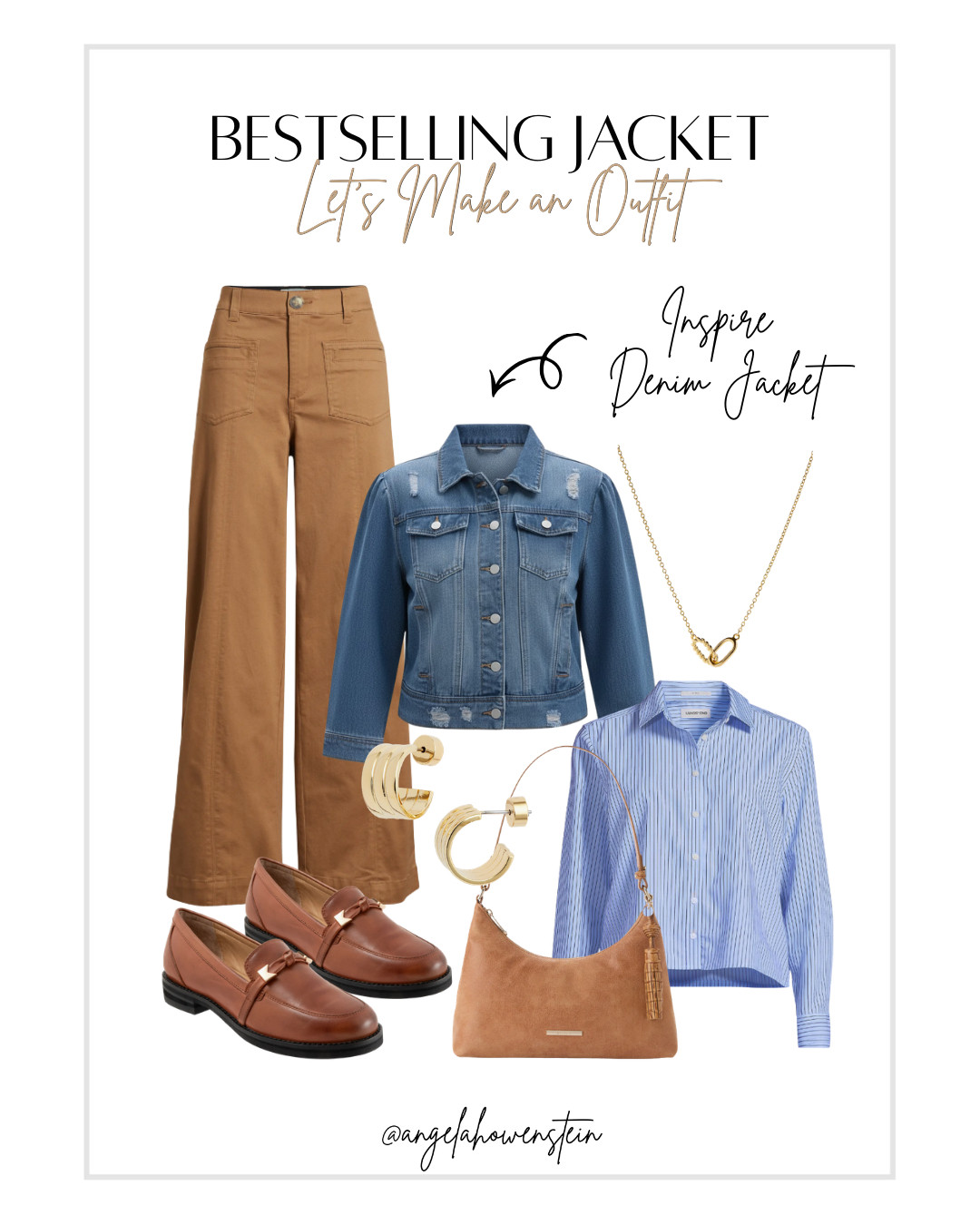 Effortlessly cool and eternally versatile, the bestselling denim jacket serves as the perfect textural counterpoint to a structured button-down and tailored wide-leg trousers.

#LTKstyle #DenimEdit #Bestseller #ModernClassic #EffortlessChic #CapsuleWardrobe
 

 #LTKootd #LTKBeauty #LTKTravel