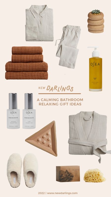 Cozy gift ideas - relaxing wellness gift ideas - bathroom items - neutrals 

#LTKHoliday #LTKSeasonal #LTKGiftGuide