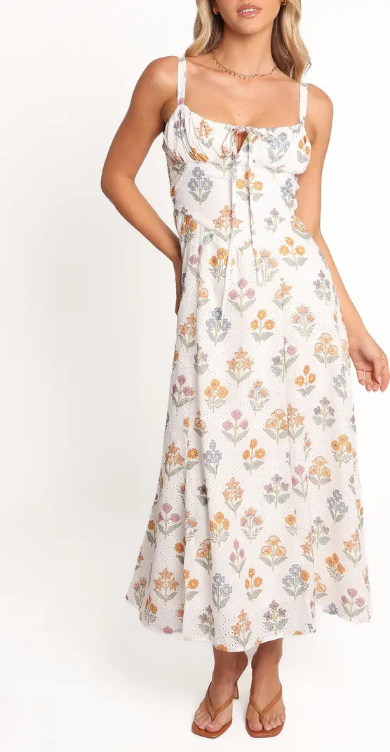 Petal & Pup Lorelei Floral Embroidered Maxi Sundress | Nordstrom | Nordstrom