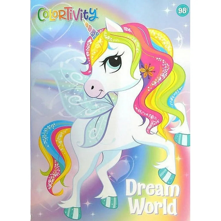 Colortivity Dream World Coloring Book | Walmart (US)