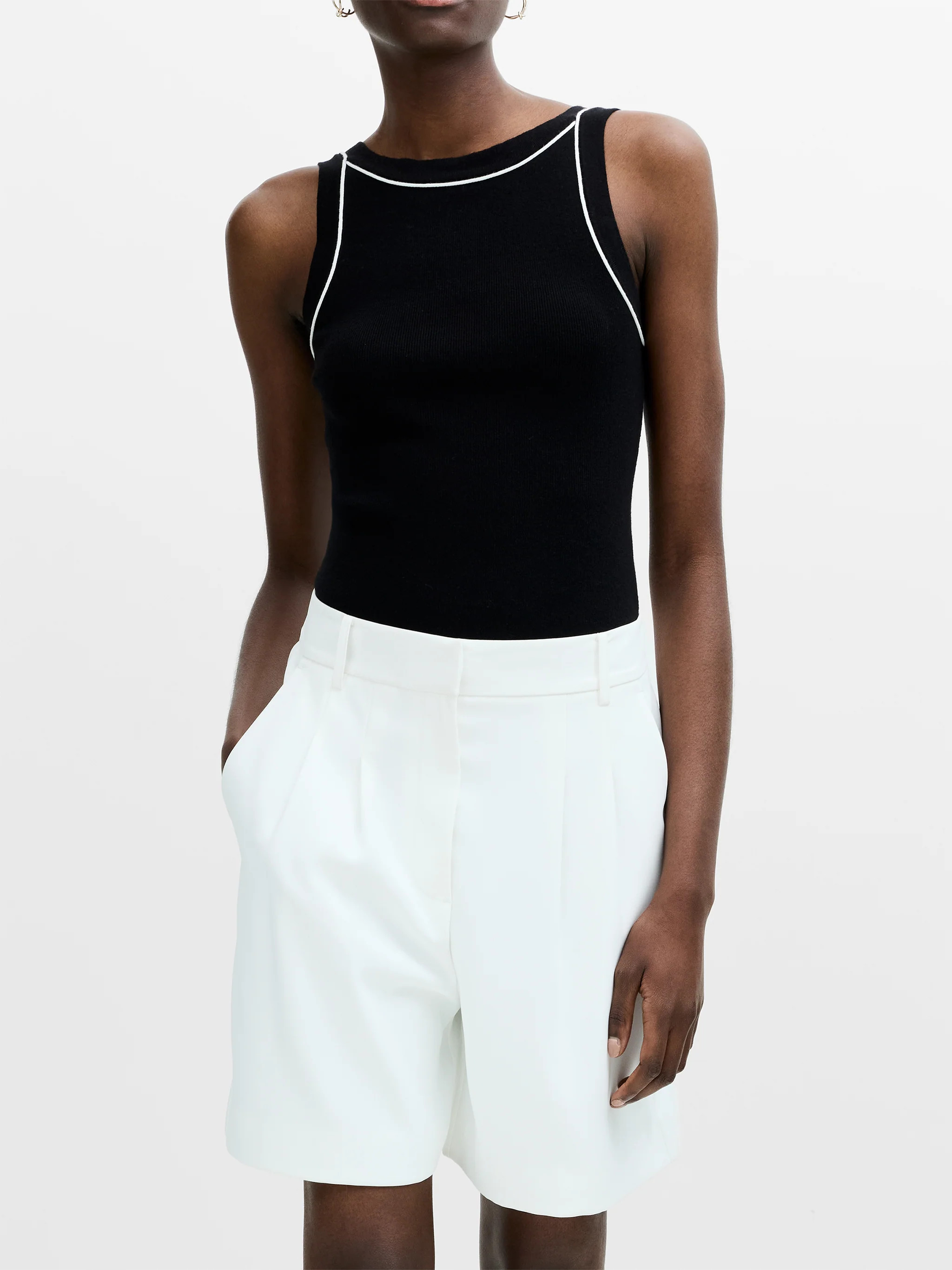 Harrie Tailored White Bermuda Shorts | French Connection (UK)