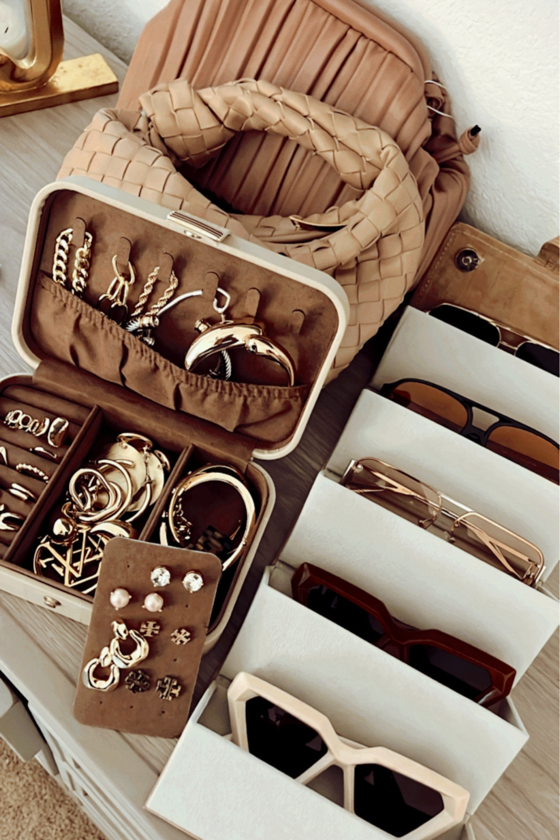 Vacation Jewelry and Accessories travel case 

Gold jewelry, Amazon jewelry, Sunglasses, Purses, Gold necklaces, Gold earrings, Gold bracelets, Gold rings, Amazon fashion jewelry, Sunglasses for women, Sunglasses for men, Sunglasses for kids, Amazon prime jewelry, Aviator sunglasses, Wayfarer sunglasses, Retro sunglasses, Gold jewelry sets, Gold jewelry accessories, Polarized sunglasses, Mirrored sunglasses 

#LTKtravel #LTKstyletip #LTKsalealert