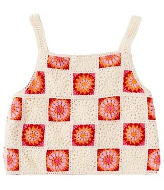 Chelsea & Violet Big Girls 7-16 Sleeveless Crochet Top | Dillard's | Dillard's