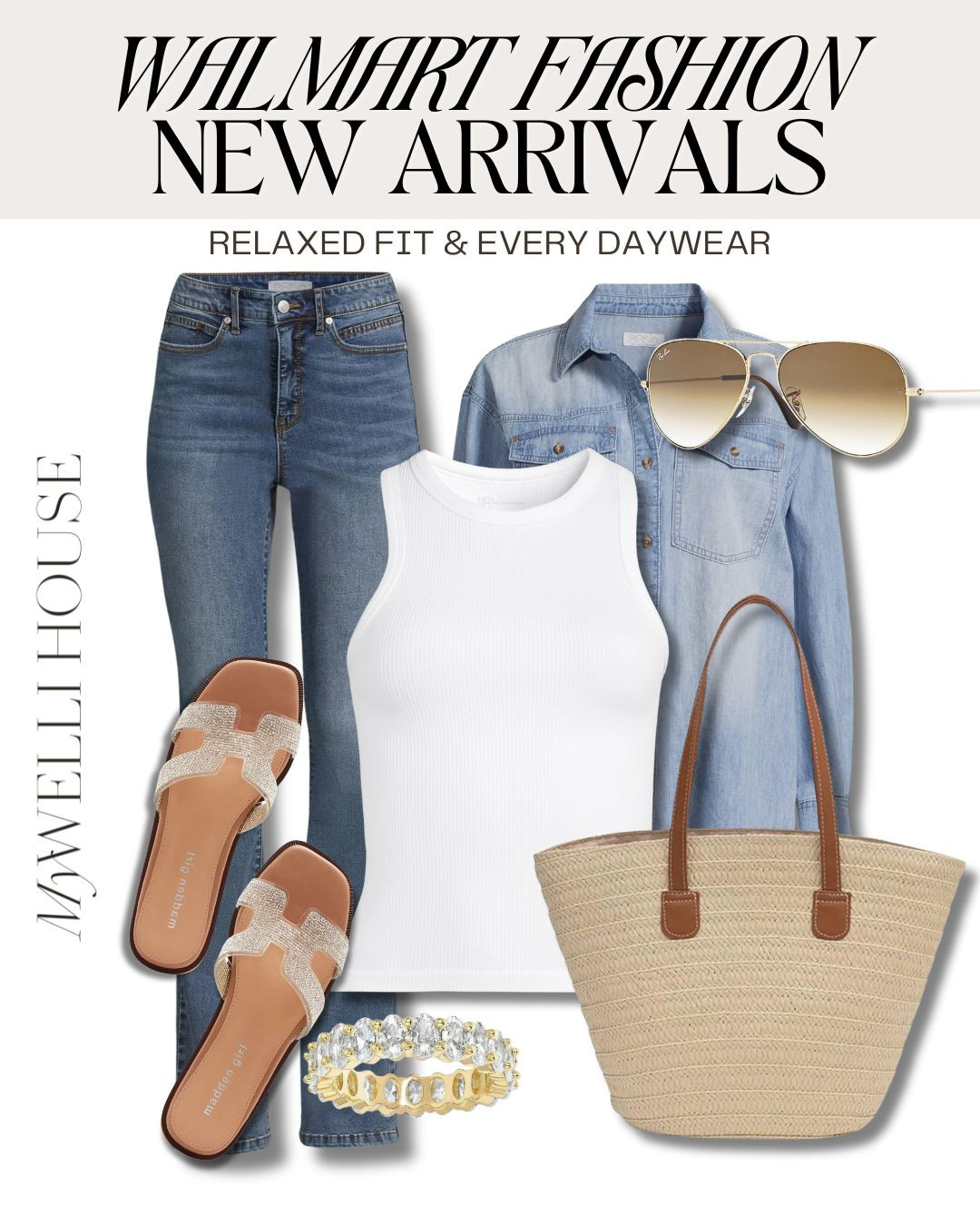 #Walmartfashion #walmartpartner @walmartfashion 
Denim on Denim: Be effortlessly cool with denim textures & layered blues. 

Capsule wardrobe & Everyday wear. Walmart new arrivals are sure to sell out!!

Check out these best sellers! 
Scoop
Free assembly
Walmart fashion finds 
Neutral outfits
Easy style 
LTKxWALMART 

#LTKStyleTip #LTKOver40 #LTKHome