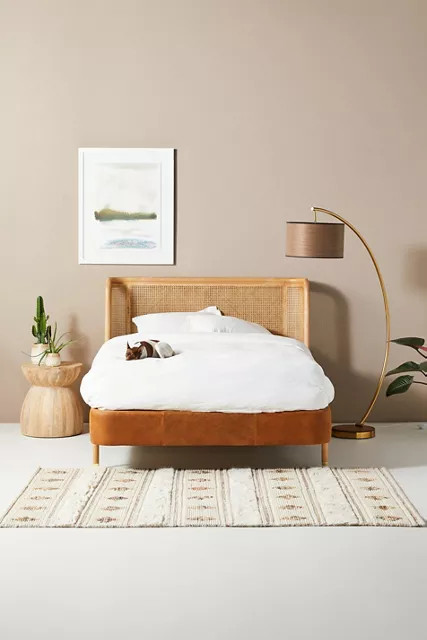 Heatherfield Leather Bed | Anthropologie (US)