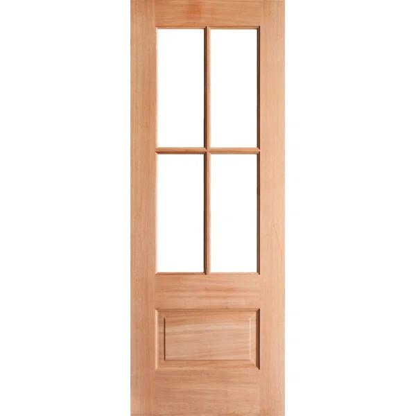Prestige Entries Unfinished Mahogany Prehung Front Entry Door | Wayfair North America