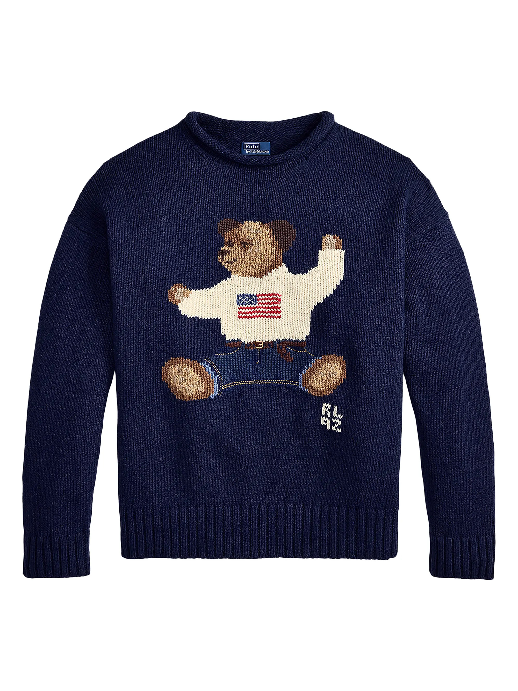 Polo Bear Cotton-Linen Sweater | Saks Fifth Avenue