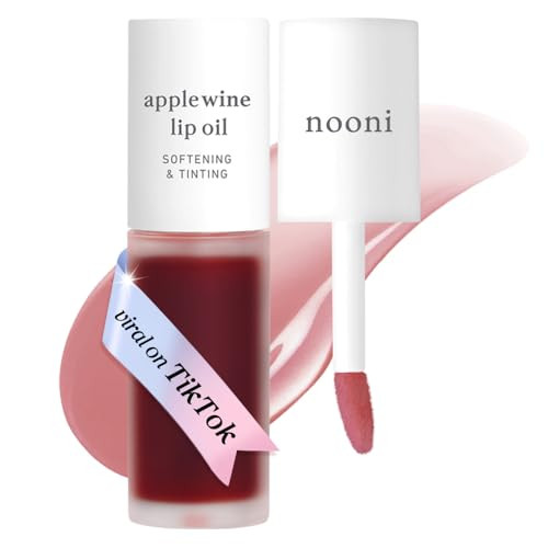 NOONI Korean Lip Oil - Applewine | Long-Lasting, Moisturizing, Plumping, Revitalizing for Dry Lip... | Amazon (US)