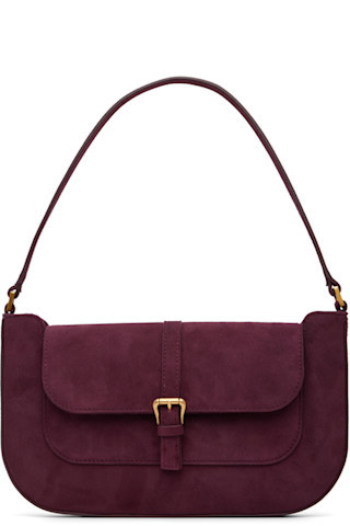 Burgundy Miranda Shoulder Bag | SSENSE