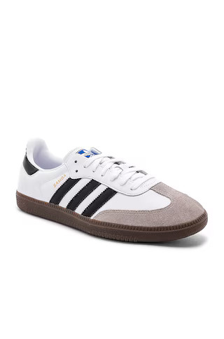 adidas Originals Samba in White, Black, & Clear Granite from Revolve.com | Revolve Clothing (Global)