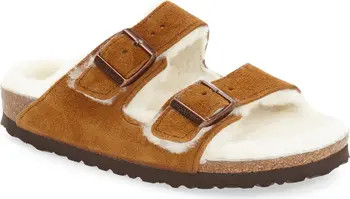 Arizona Genuine Shearling Lined Slide Sandal | Nordstrom