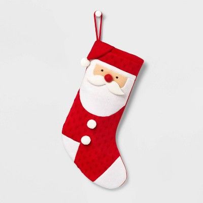 20" Santa Character Christmas Stocking - Wondershop™ | Target