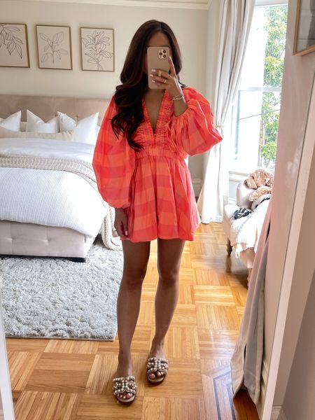 XS in romper - so cute! Sold out again so will check for restocks 
