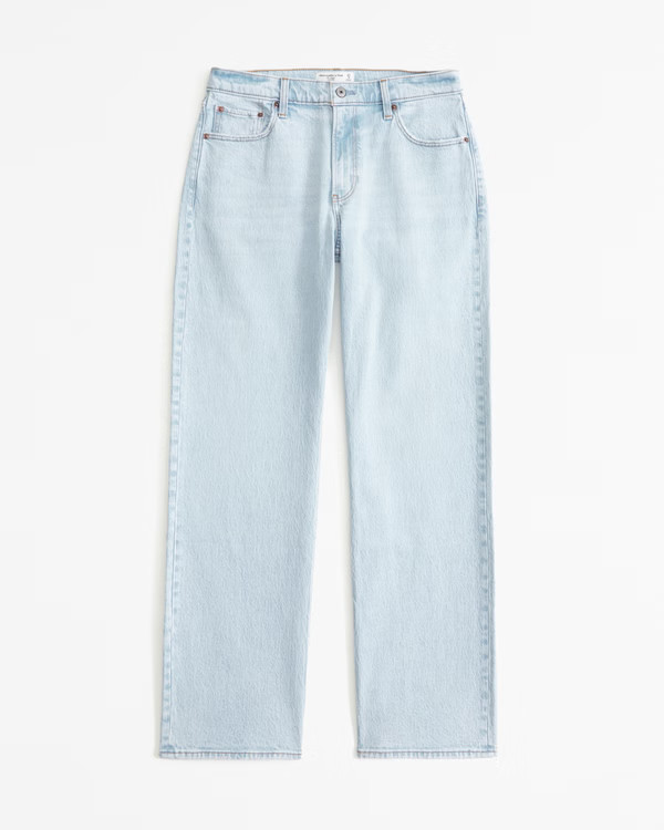 Curve Love Low Rise Baggy Jean | Abercrombie & Fitch (UK)