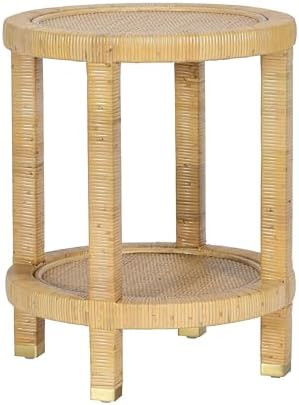 Side Table in Natural Brass | Amazon (US)