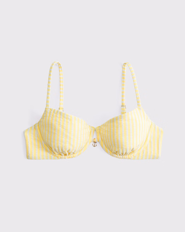 Balconette Underwire Bikini Top | Abercrombie & Fitch (US)