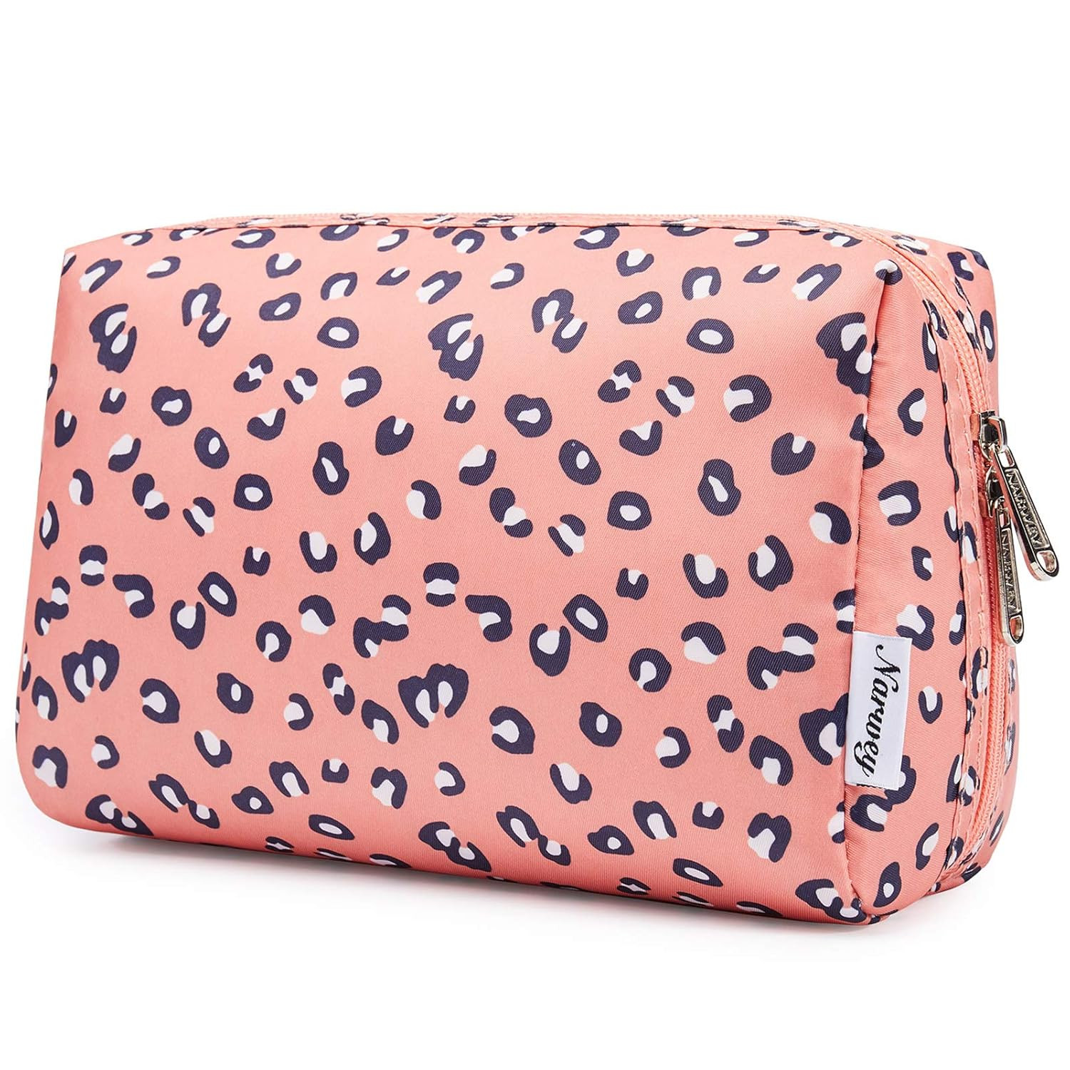 Amazon.com : Large Makeup Bag Zipper Pouch Travel Cosmetic Organizer for Women and Girls (Large, ... | Amazon (US)