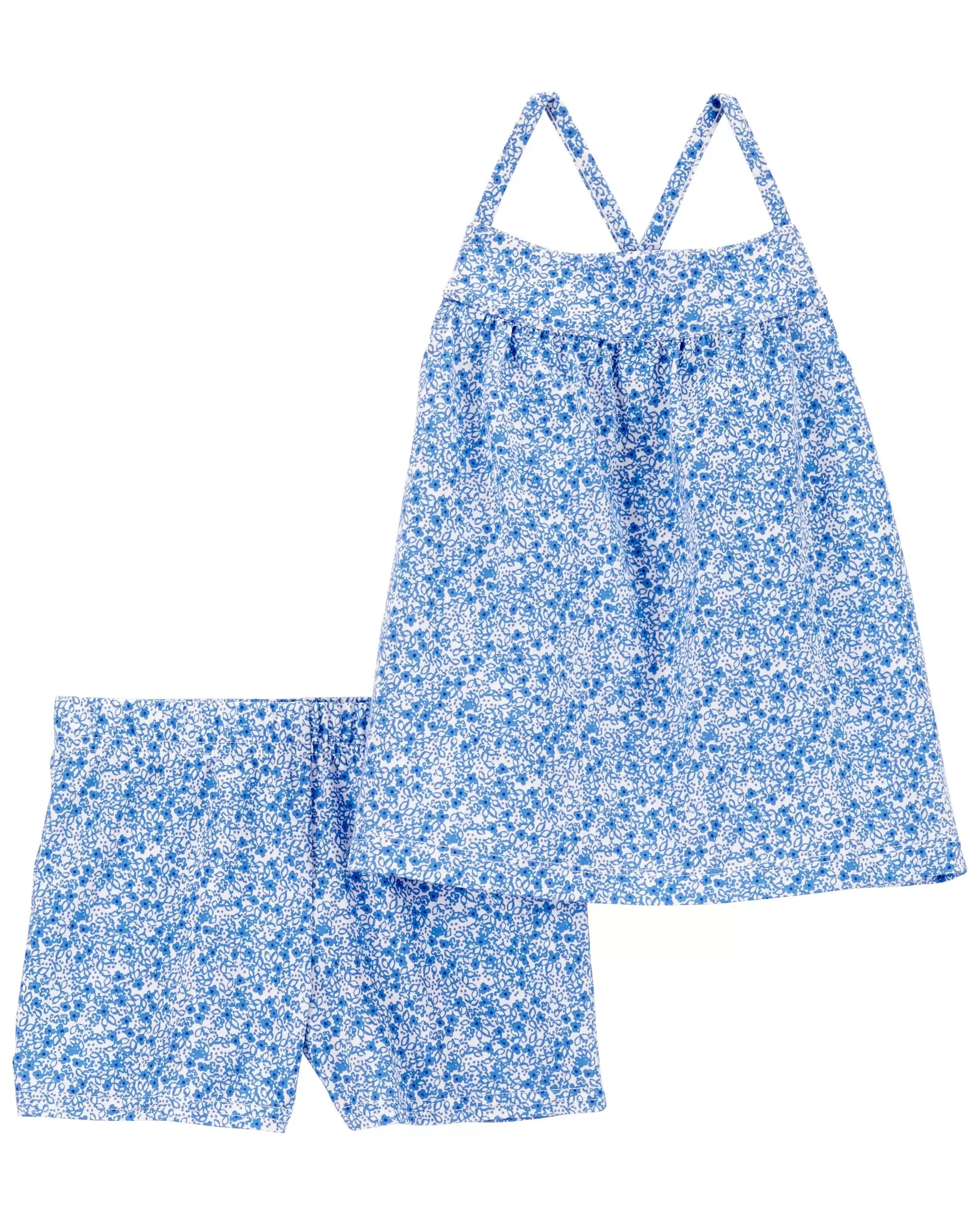 Toddler 2-Piece Floral Tank & Short Set | Carter's
