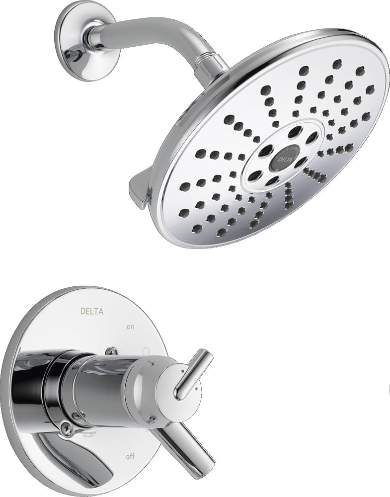 DELTA FAUCET T17T259-H2O, 7.00 x 7.00 x 3.00 inches, Chrome | Amazon (US)