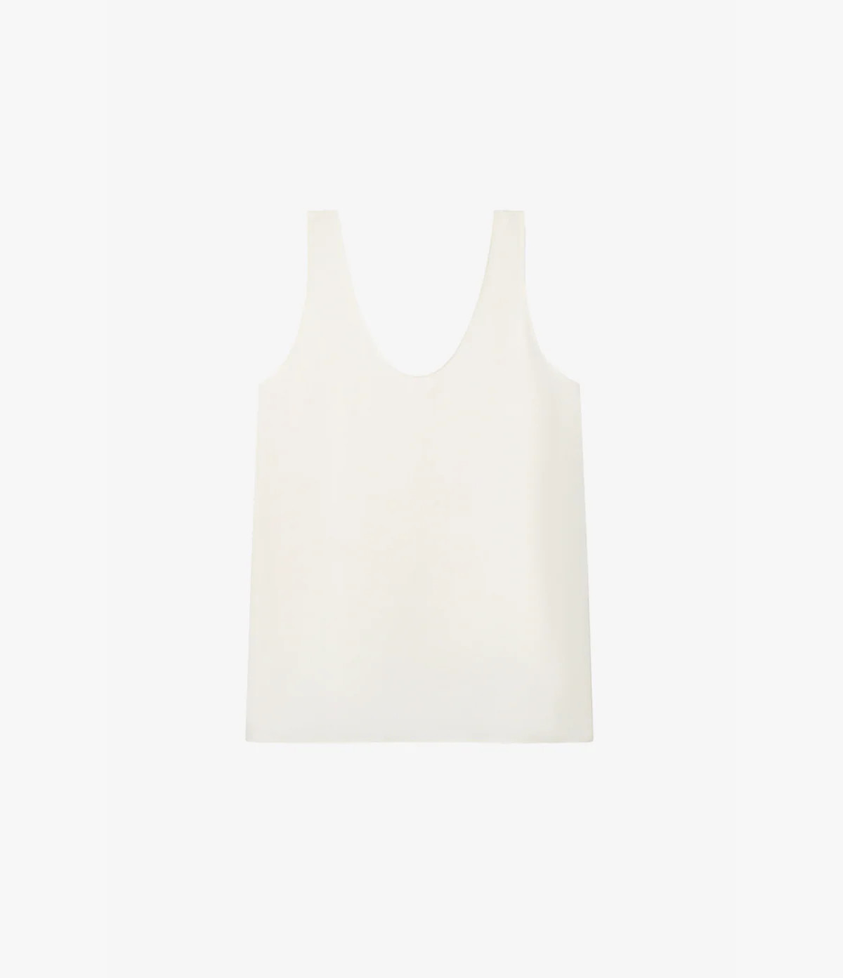 Silk Tank | White | AnotherTomorrow