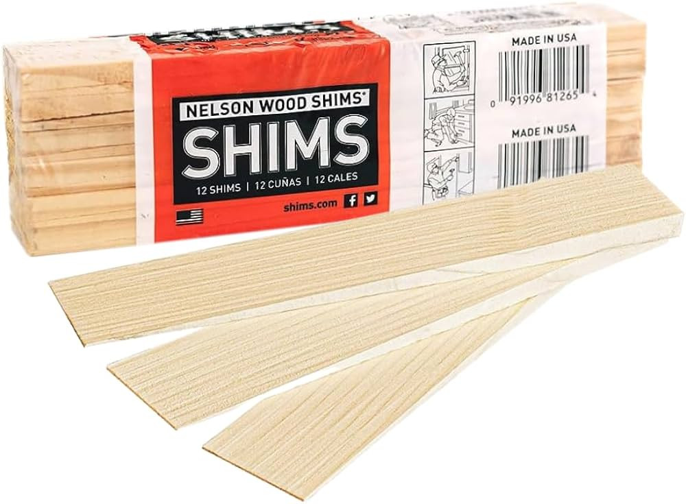 Nelson Wood Shims - DIY Bundle Wood Shims 8-Inch Shims, High Performance Natural Wood, 100% Kiln ... | Amazon (US)