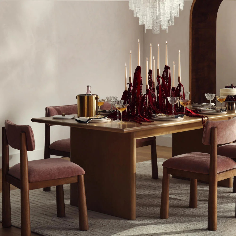 Mira Wood Dining Chair With Upholstered Backrest And Seat, Set Of 2 | Wayfair North America