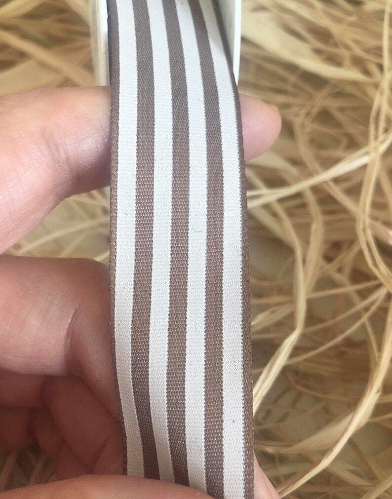 Gray White Striped Grosgrain Ribbon,Grosgrain Ribbon By The Yard,25mm-1'' Grosgrain Ribbon,Craft ... | Etsy (US)