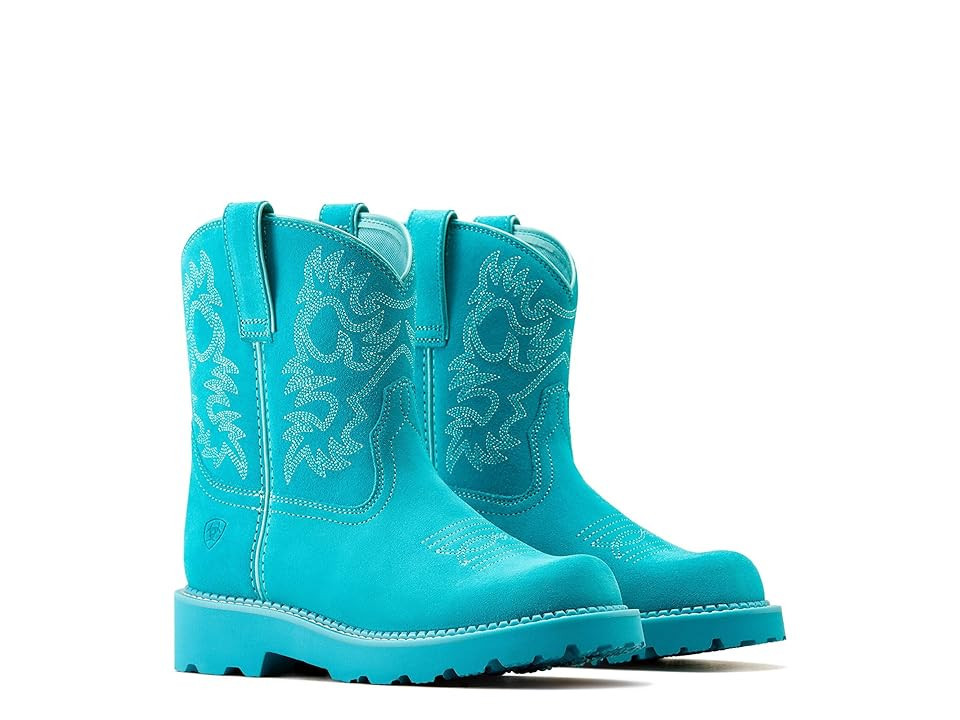 Ariat Fatbaby Western Boots Women's Shoes Brightest Turquoise : 5.5 B - Medium, Leather | Zappos