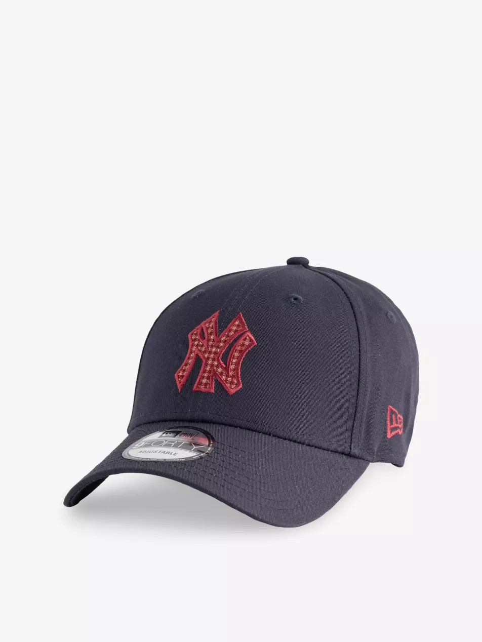 Check-infill 9FORTY adjustable cotton cap | Selfridges