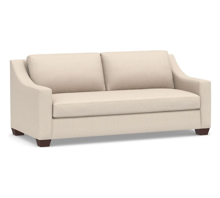 York Slope Arm Upholstered Sofa | Pottery Barn (US)