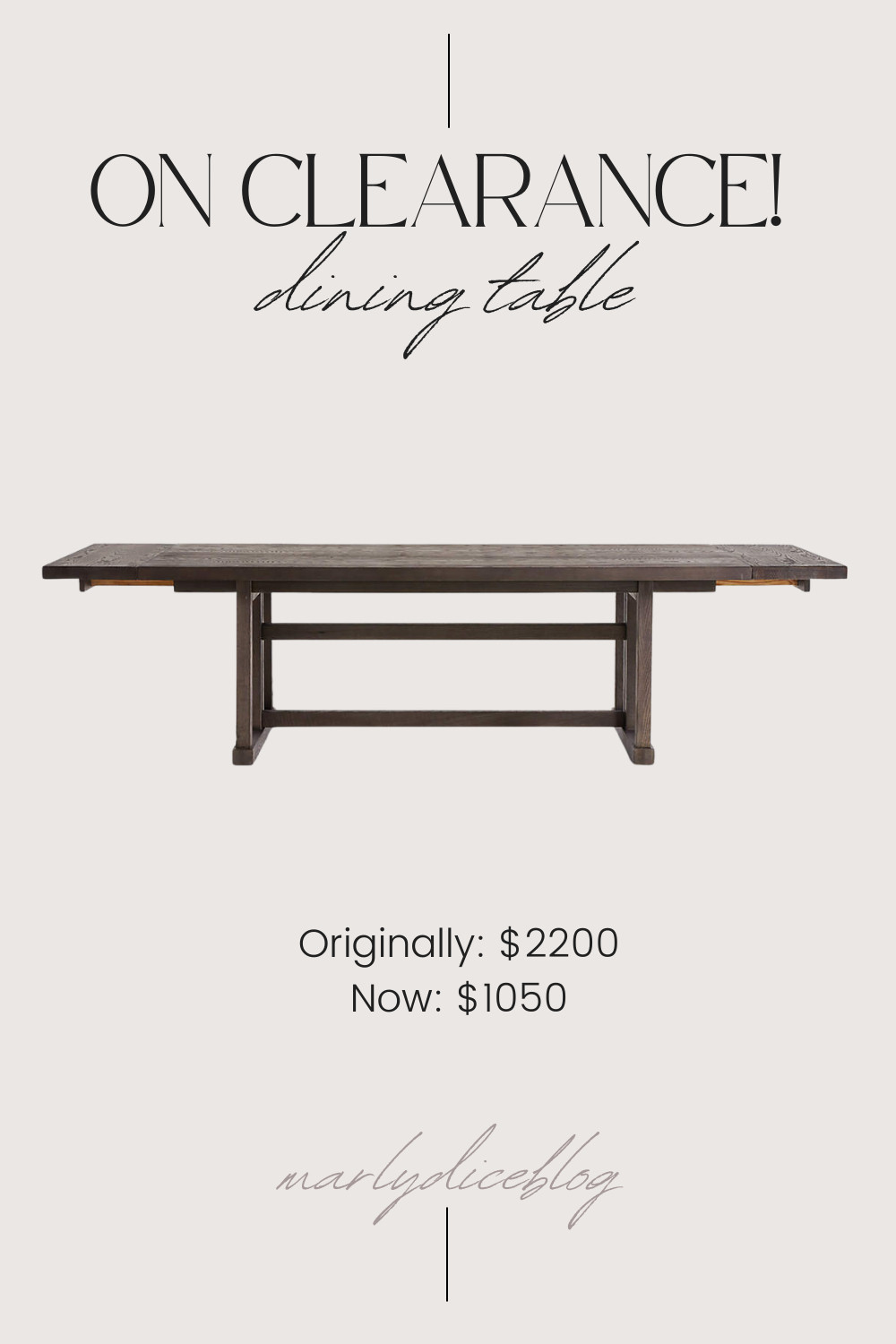 Stunning dining table on clearance! 

 #LTKHome